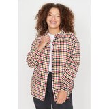 Trendyol Curve Multicolor Plaid Oversize Woven Shirt | Shoptok.si