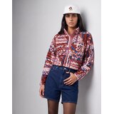 Columbia Flis Helvetia II Printed Cropped Half Snap Fleece Bordo Slike