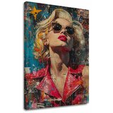  Image MARILYN MONROE - Ikona u sjaju svetla | 100% originalna akrilna boja Cene