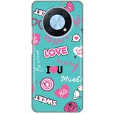 Torbica Silikonska Print za Huawei Y90 Love