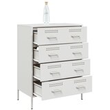  Komoda bijela 68 x 39 x 89 cm čelična | Eponuda.com