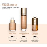 Clarins Double Serum Foundation pomlađujući i posvjetljujući puder nijansa L2C 30 ml | shoptok.hr