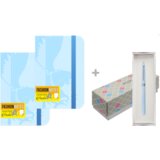  Set Olovka Penac Multi Mf0107Sb-Gc8 i Notes Fashion Pastel A6 Cene