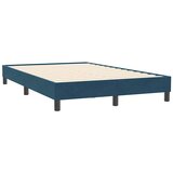Box Spring krevet bez madraca tamnoplavi 120x210 cm samt | Eponuda.ba