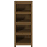 Ormarić za knjige boja meda 50x35x125,5 cm od masivne borovine | shoptok.hr