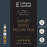 Catherine Lansfield Punilo za jastuk 2 kom 48x74 cm Hotel Satin Stripe – | shoptok.hr