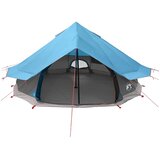Tipi šator s krovom Plava 700 x 700 x 395 cm Poliester i čelik | Eponuda.com