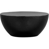  Stolić za kavu od čekićanog aluminija 70 x 30 cm crni | shoptok.hr