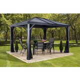  SOJAG - Aluminijski paviljon s tvrdim krovom »Ventura« - 296×296×260 cm - 8 76 m² | shoptok.hr
