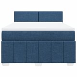  Krevet s oprugama i madracem plavi 160x200 cm od tkanine | shoptok.hr