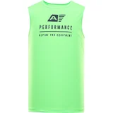 Alpine pro Men's quick-drying tank top MIXED neon green gecko