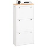 SoBuy predsoba za čevlje v beli barvi v kmečkem slogu, (20814964) | Shoptok.si