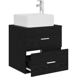  Umivaonik s policom Crni hrast 49,5 x 41 x 63 cm | shoptok.hr