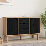  Kreveta OTTA Crna 113,5 x 43 x 73 cm Masivna borovina | shoptok.hr