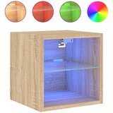  Zidni TV ormarići LED 2 kom boja hrasta sonome 30x28,5x30 cm | Eponuda.com