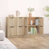  Komoda 2 kosa sonoma hrast 60x30x70 cm konstruiran les, (20600627) | Shoptok.si