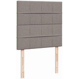  Krevet s oprugama i madracem smeđesivi 90x190 cm od tkanine | shoptok.hr