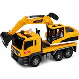 Truck with Excavator Movable Bucket Lights Sounds Drive Yellow 1:14 | shoptok.hr
