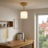 Brilagi LED plafonski luster RETRO GLASS 1xE27/60W/230V prečnik 10 cm bež/bela Slike