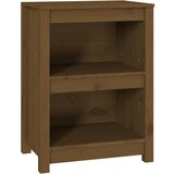Maison Chic Knjižna omara - Knjižni regal medeno rjava 50x35x68 cm trdna borovina, (21725110) | Shoptok.si