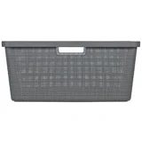 Jute korpa za rublje, 46L, tamno siva (3253928091026)