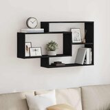  Zidna polica crni hrast 104x20x58,5 cm inženjerski drvo | shoptok.hr