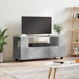 TV ormarić boja betona 102 x 34,5 x 43 cm od konstruiranog drva | shoptok.hr