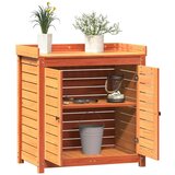  Stol za sadnju s policama smeđi 82,5 x 50 x 86,5 cm od borovine | shoptok.hr
