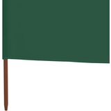 Vjetrobran sa 6 panela od tkanine 800 x 80 cm zeleni | shoptok.hr