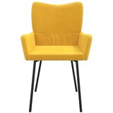  Jedilni stoli 2 kosa rumen žamet, (20942069) | Shoptok.si