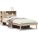  Krevet s regalom za knjige bez madraca 90x200 cm od borovine | shoptok.hr