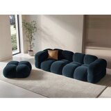 Cosmopolitan Design Temno modra žametna sedežna garnitura 250 cm Loretto – | Shoptok.si