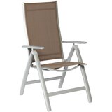 Gardenson Set Zložljivih Vrtnih Stolov Carrara, 2 Kos, Rjavosiva | Shoptok.si