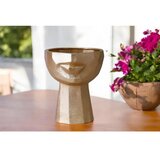 WALLXPERT decorative pot keramička saksija zlatne boje CY0461 | ePonuda.com