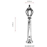 Opviq Vanjska lampa BSU-68202-BSY-BOP, 95 cm, Podna, IP65, E27, 60W, Crna | Eponuda.ba