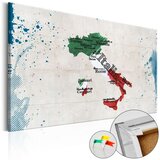  Slika na plutenoj podlozi - Italy [Cork Map] 60x40 Cijene