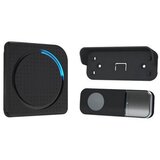 solight 1L67B - Bežično zvono za utičnicu 230V IP56, crno | Eponuda.com