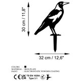 WALLXPERT Dekorativna figura Bird -A 02, 46x32 cm, 1.5 mm | Eponuda.ba