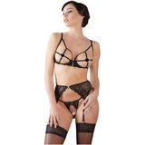 Abierta Fina Sparkling Lace Charm - Komplet grudnjaka (crni) - XL | shoptok.hr