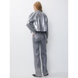 Pull&Bear Prehodna jakna srebrna | Shoptok.si