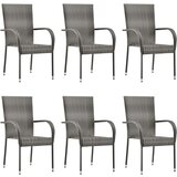  7-dijelni vrtni blagovaonski set sivi | shoptok.hr