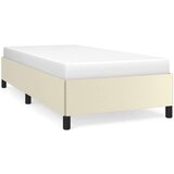  Posteljni okvir krem 90x190 cm umetno usnje, (20726697) | Shoptok.si