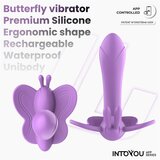 INTOYOU Vibrator Wingy Butterfly With App Lavender | Shoptok.si