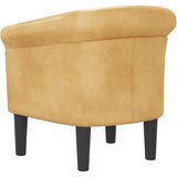  Fotelja od umjetne kože zlatna | Eponuda.com