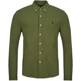Polo Ralph Lauren Srajce z dolgimi rokavi CHEMISE AJUSTEE COL BOUTONNE EN POLO FEATHERWEIGHT Kaki Cene
