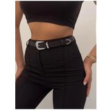 Dewberry 64824 Womens Trouser Belt-BLACK-SILVER | Shoptok.si