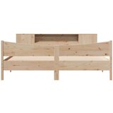  Posteljni okvir brez vzmetnice 200x200 cm trdna borovina, (21608552) | Shoptok.si