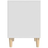  Noćni ormarić bijeli 40 x 35 x 50 cm od konstruiranog drva | shoptok.hr