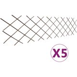  Rešetkaste ograde od vrbe 5 kom 180 x 60 cm | shoptok.hr