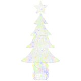  Božićno drvce s 240 LED svjetlima Šareni 180 cm Akril | shoptok.hr